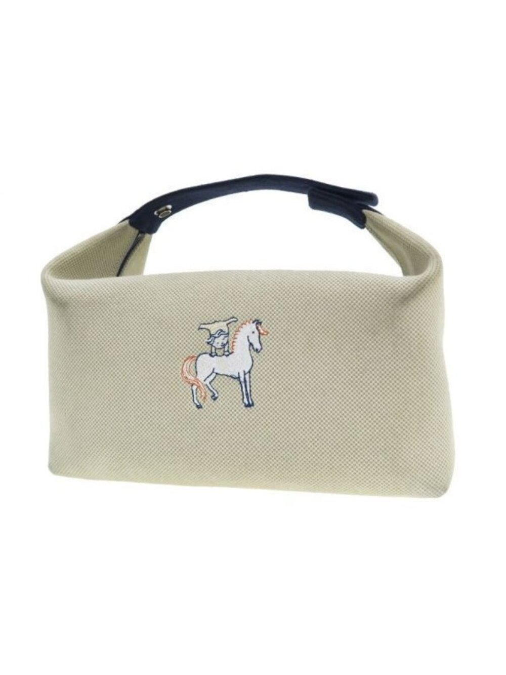 Hermes Brid-A-Brac Gm Ivory Pouch